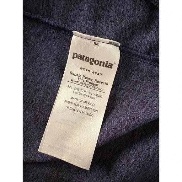 Patagonia Seabrook Bandha Knot Front Activewear Casual Dress in Blue Size Medium - Picture 8 of 10
